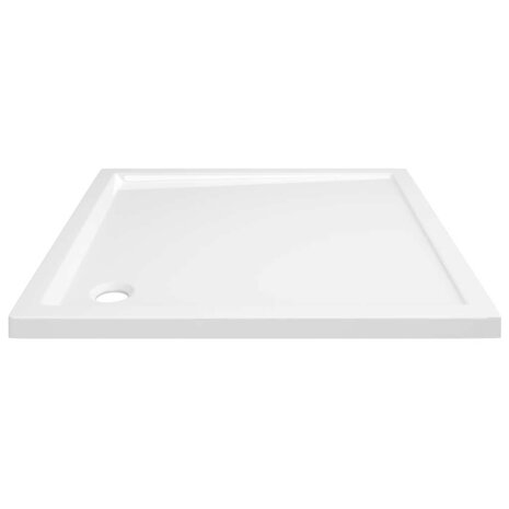 Douchebak vierkant 80x80 cm ABS wit 5