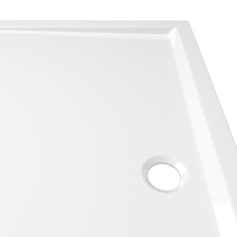 Douchebak rechthoekig 80x90 cm ABS wit 6