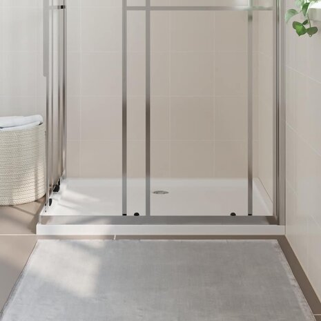 Douchebak rechthoekig 80x110 cm ABS wit 3