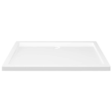 Douchebak rechthoekig 80x110 cm ABS wit 5