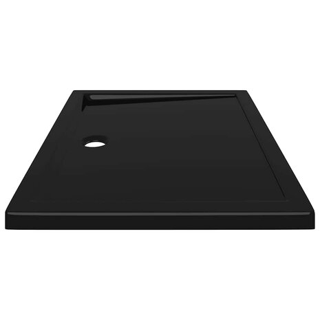 Douchebak rechthoekig 80x100 cm ABS zwart 5