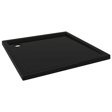 Douchebak vierkant 90x90 cm ABS zwart 2