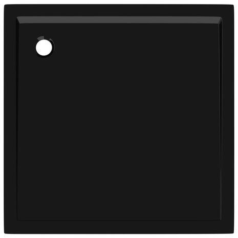 Douchebak vierkant 90x90 cm ABS zwart 5