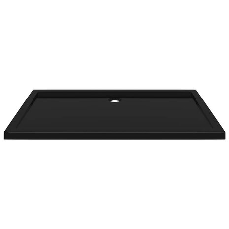 Douchebak rechthoekig 70x120 cm ABS zwart 4