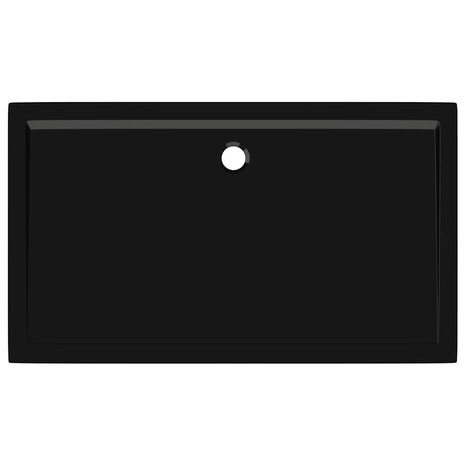 Douchebak rechthoekig 70x120 cm ABS zwart 6