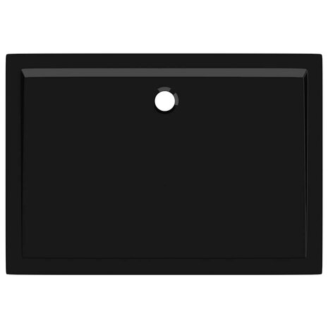 Douchebak rechthoekig 70x100 cm ABS zwart 6