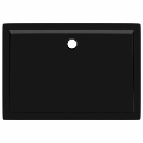 Douchebak rechthoekig 80x110 cm ABS zwart 5