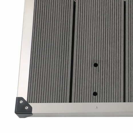 Buitendouchebak 110x62 cm HKC roestvrij staal grijs 5