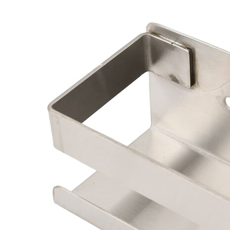 Doucherekje 23x6,5x6 cm geborsteld 304 roestvrij staal 7