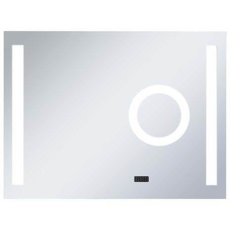 Badkamerspiegel LED met aanraaksensor 80x60 cm 2