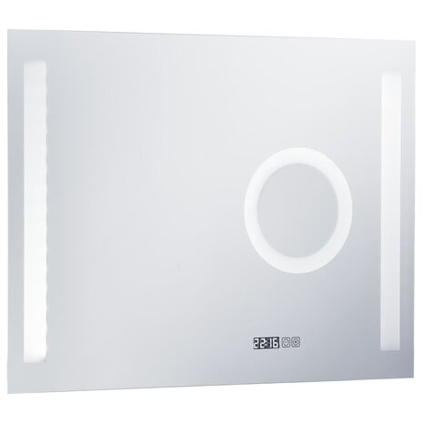 Badkamerspiegel LED met aanraaksensor 80x60 cm 4