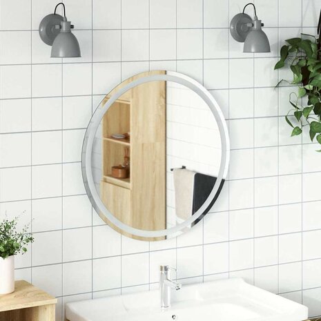 Badkamerspiegel LED rond 70 cm 1