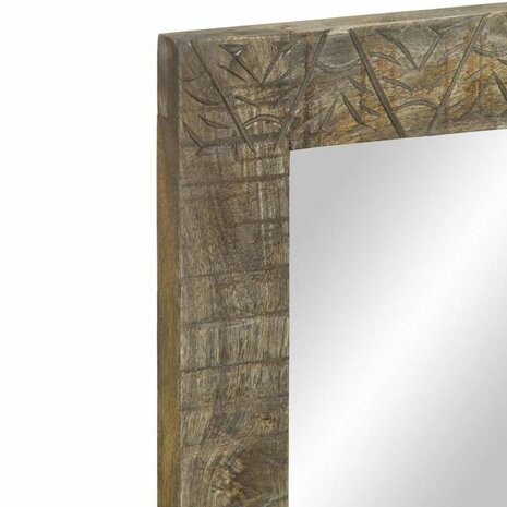 Badkamerspiegel 50x2,5x70 cm massief mangohout 4