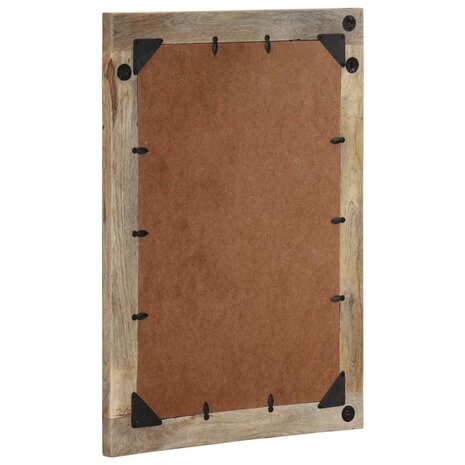 Badkamerspiegel 50x3x70 cm massief mangohout 3