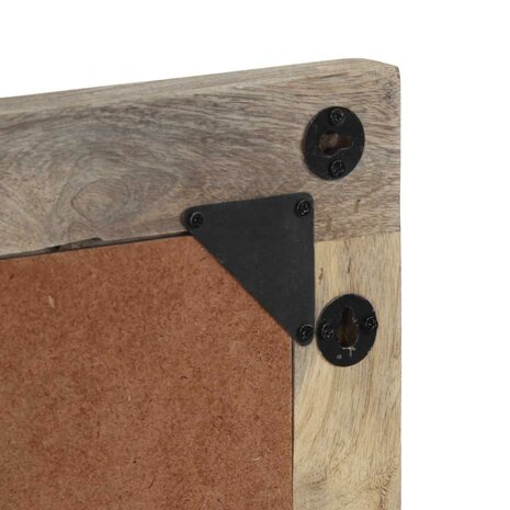 Badkamerspiegel 50x3x70 cm massief mangohout 8