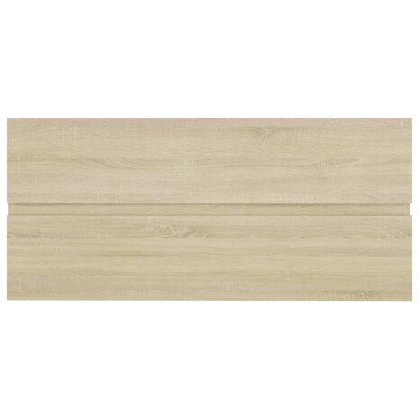 Wastafelkast 100x38,5x45 cm bewerkt hout sonoma eikenkleurig 5