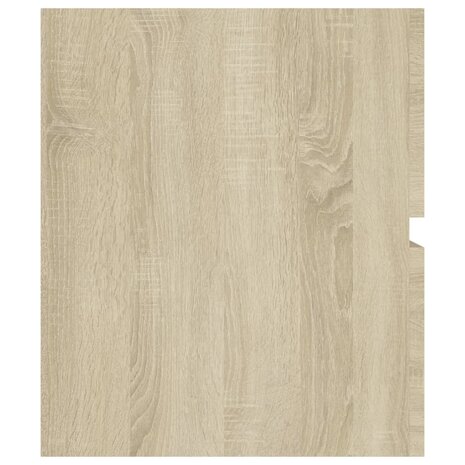 Wastafelkast 100x38,5x45 cm bewerkt hout sonoma eikenkleurig 6