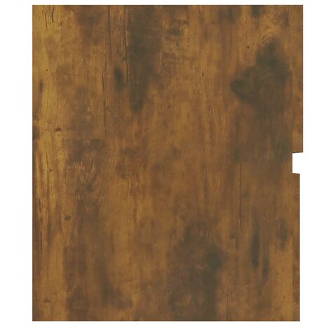 Wastafelkast 80x38,5x45 cm bewerkt hout gerookt eikenkleurig 8