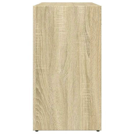 Wastafelkast 60x33x60 cm bewerkt hout sonoma eikenkleurig 6