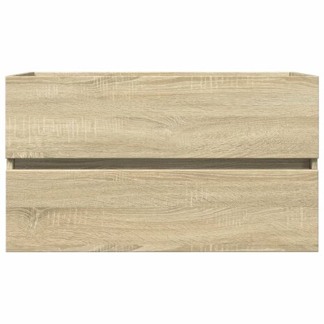 Wastafelkast 80x38,5x45 cm spaanplaat sonoma eikenkleurig 4