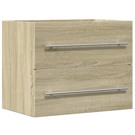 Wastafelkast 60x38,5x48 cm spaanplaat sonoma eikenkleurig 2