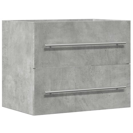 Wastafelkast 60x38,5x48 cm spaanplaat betongrijs 2