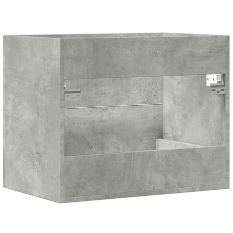 Wastafelkast 60x38,5x48 cm spaanplaat betongrijs 6