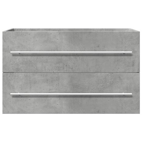 Wastafelkast 80x38,5x48 cm bewerkt hout artisanaal eikenkleur 4