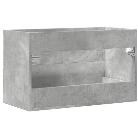 Wastafelkast 80x38,5x48 cm bewerkt hout artisanaal eikenkleur 7