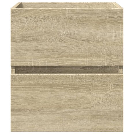 Wastafelkast 41x38,5x45 cm spaanplaat sonoma eikenkleurig 4