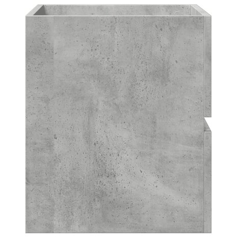 Wastafelkast 41x38,5x45 cm spaanplaat betongrijs 6