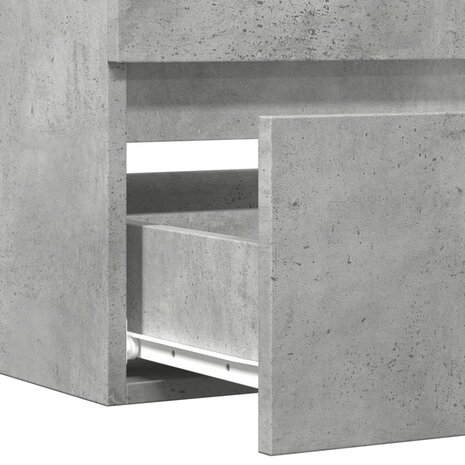 Wastafelkast 100x38,5x45 cm spaanplaat betongrijs 8