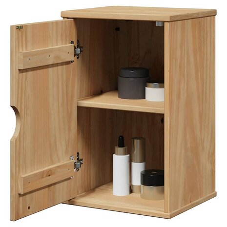 Badkamerwandkast OTTA 35x30x55 cm massief grenenhout 1
