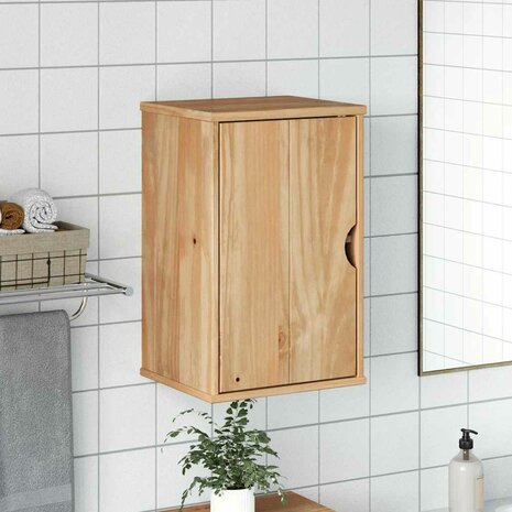 Badkamerwandkast OTTA 35x30x55 cm massief grenenhout 3
