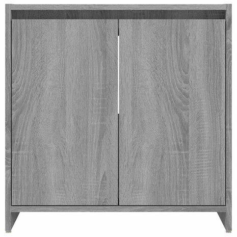 Badkamerkast 60x33x61 cm bewerkt hout grijs sonoma eikenkleurig 6