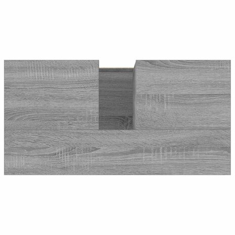Badkamerkast 60x33x61 cm bewerkt hout grijs sonoma eikenkleurig 9
