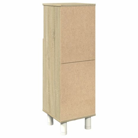 Badkamerkast 30,5x30x95 cm bewerkt hout sonoma eikenkleurig 6