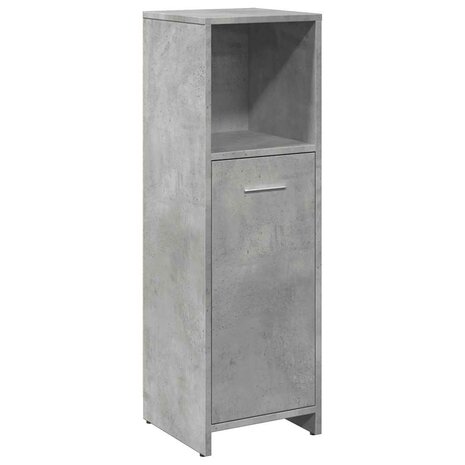 Badkamerkast 30x30x95 cm spaanplaat betongrijs 2