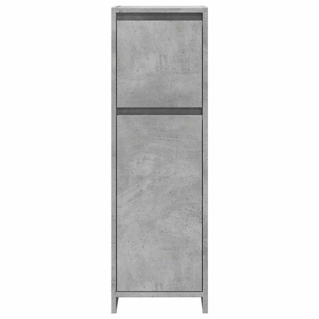 Badkamerkast 30x30x95 cm spaanplaat betongrijs 4