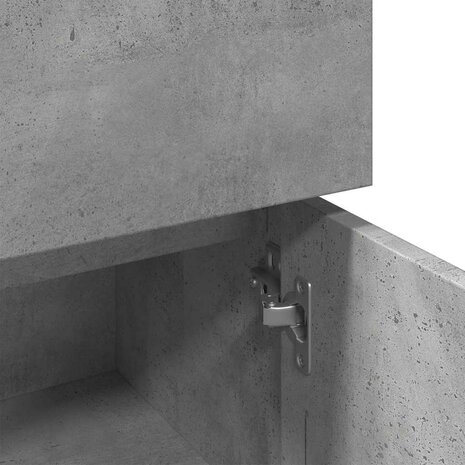 Badkamerkast 30x30x95 cm spaanplaat betongrijs 9