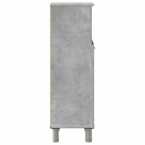 Badkamerkast 30x30x95 cm spaanplaat betongrijs 5