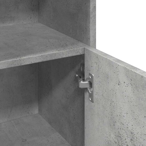 Badkamerkast 30x30x95 cm spaanplaat betongrijs 9