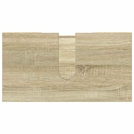 Badkamerkast 60x32x53,5 cm spaanplaat sonoma eikenkleurig 8
