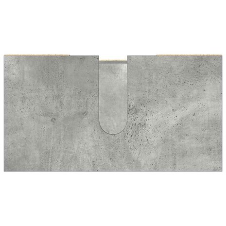 Badkamerkast 60x32x53,5 cm spaanplaat betongrijs 8