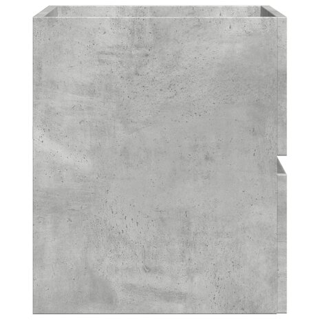 Badkamerkast 60x38,5x45 cm bewerkt hout betongrijs 5