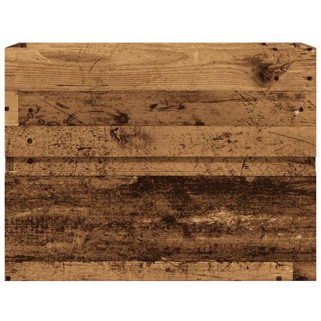 Badkamerkast 60x38,5x45 cm bewerkt hout oud houtkleurig 4