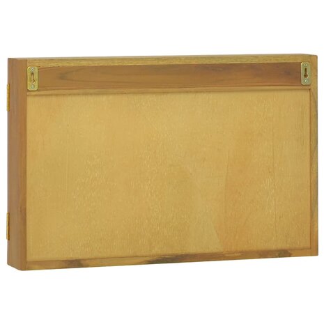 Spiegelkast 60x10x40 cm massief teakhout 5
