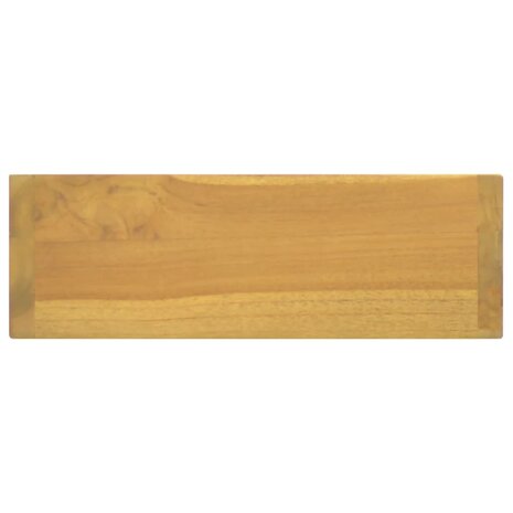 Spiegelkast 30x10x40 cm massief teakhout 5