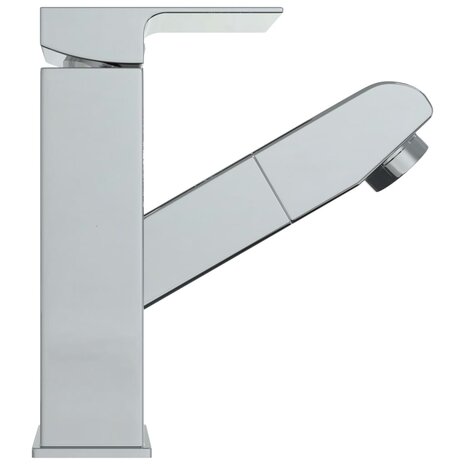 Wastafelkraan met uittrekfunctie 157x172 mm verchroomd  4