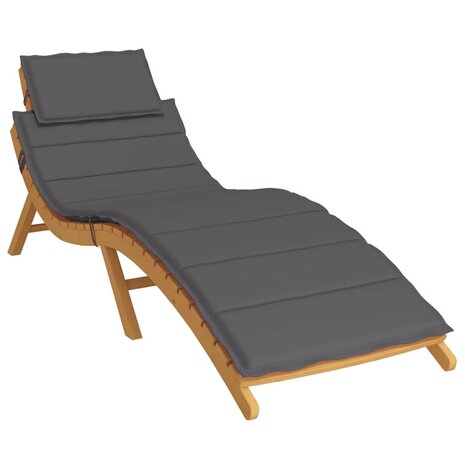 Ligbedkussen 186x58x3 cm oxford stof antracietkleurig 3